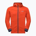 Jack Wolfskin men's Hydro Grid fleece sweatshirt orange 1710001_3017