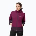 Jack Wolfskin Eagle Peak women's rain jacket purple 1113004_1014
