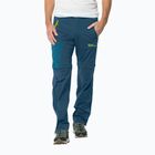 Men's softshell trousersJack Wolfskin Glastal Zip Away navy blue 1508301