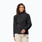 Jack Wolfskin women's fleece sweatshirt High Curl black