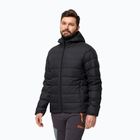 Men's Jack Wolfskin Ather Down Hoody rain jacket black