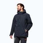 Jack Wolfskin men's rain jacket Fernblick 2L night blue