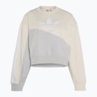 Women's adidas Adicolor Split Trefoil wonder white sweatshirt