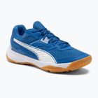 PUMA Solarflash II volleyball shoe blue and white 106882 03