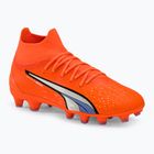 PUMA Ultra Pro FG/AG Jr children's football boots ultra orange/puma white/blue glimmer