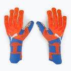 PUMA Future Ultimate Nc orange and blue goalkeeper's gloves 041841 01
