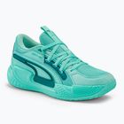 Men's basketball shoes PUMA Court Rider electric peppermint/green lagoon