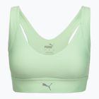 Women's running bra Puma High Impact Ultraform Running Bra green/silver