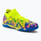PUMA Future Match Energy IT + Mid Jr children's football boots ultra blue/yellow alert/luminous pink