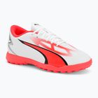 PUMA Ultra Play TT Jr children's football boots puma white/puma black/fire orchid