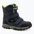 KangaROOS K-Robi KTX children's snow boots dark navy/lime