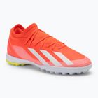 Men's adidas X Crazyfast League TF football boots solar red/cloud white/team solar yellow