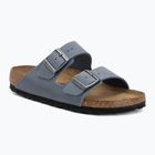 Slides BIRKENSTOCK Arizona Soft Footbed Oiled Leather Narrow elemental blue
