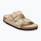 Women's slides BIRKENSTOCK Arizona Birko-Flor triples sandcastle/oyster