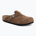 Slides BIRKENSTOCK Boston Suede Leather dark tea