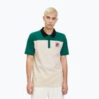 FILA men's polo shirt Lianshan Blocked antique white-aventurine