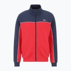 Men's FILA Latimer Blocked Track sweatshirt black iris/true red