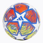adidas UCL League Junior 290 23/24 white/glow blue/flash orange football size 4