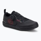 Men's adidas FIVE TEN Freerider Pro Boa core black/red/cloud white platform cycling shoes
