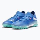 PUMA Future 7 Match TT + Mid Jr children's football boots bluemazing/puma white/electric peppermint