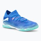 PUMA Future 7 Match It + Mid Jr children's football boots bluemazing/puma white/electric peppermint