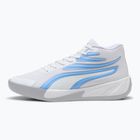 Men's basketball shoes PUMA Court Pro puma white/della robbla blue