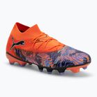 PUMA Future 8 Match Creativity FG/AG orange poppy/black/dark amethyst/electric peppermint Men's football boots