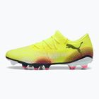 Men's football boots PUMA Future 8 Match Low FG/AG yellow alert/ puma black/ sun struck