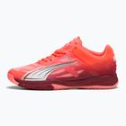 PUMA Accelerate Nitro SQD men's shoes glowing red / puma white / dark crimson