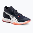 Men's handball shoes PUMA Eliminate Nitro SQD parisian night / puma white / glowing red