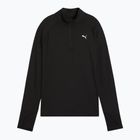 Women's running sweatshirt PUMA Run Velocity Cloudspun 1/4 Zip puma black