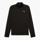 Men's running sweatshirt PUMA Run Velocity Cloudspun 1/4 Zip puma black