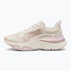 Women's running shoes PUMA Softride Divine Metal alpine snow/warm white/rose mauve
