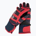 Children's ski glove ZIENER Liwa Aquashield PR fiery red