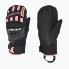 ZIENER Children's Ski Gloves Luron Aquashield PR Mitten black/pink vani