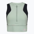 women's training T-shirt BOGNER FIRE+ICE Caia 1/4 Zip eucalyptus