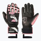 Children's ski gloves Ziener Lanus-Z AS PR black/pink vanilla