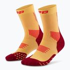CEP Men's Compression Socks Run Mid Cut 5.0 marigold/burgundy
