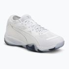 Handball shoes PUMA Eliminate NITRO SQD 4 puma white/baltic sea blue/fresh water