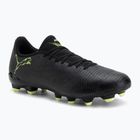 Men's football boots PUMA Future 8 Play FG/AG puma black/fizzy light/green terrain