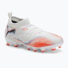 PUMA Future 8 Match FG/AG Jr children's football boots puma white/puma black/glowing red