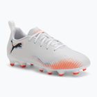 PUMA Future 8 Play FG/AG Jr children's football boots puma white/puma black/glowing red