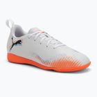 PUMA Future 8 Play It Jr children's football boots puma white/puma black/glowing red
