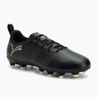 PUMA Future 8 Play FG/AG Jr children's football boots puma black/fizzy light/green terrain
