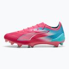 PUMA men's football boots Ultra 6 Ultimate Re-Charge FG hero blue/sunset pink/garnet rose