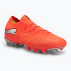 Football boots PUMA Future 9 Fusion FG/AG glowing red/puma white/puma black/puma silver