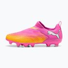 Children's football boots PUMA Future 9 Match LL FG/AG Jr poison pink/puma wht/sun stream/bright aqua/puma blk