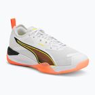 Handball shoes PUMA Eliminate Nitro 4 Game On puma white/glowing red/ultra blue