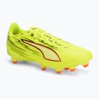 Football boots PUMA Ultra 6 Play FG/AG yellow alert/puma black/glowing red/lime squeeze