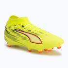 Football boots PUMA Ultra 6 Play+ FG/AG yellow alert/puma black/glowing red/lime squeeze